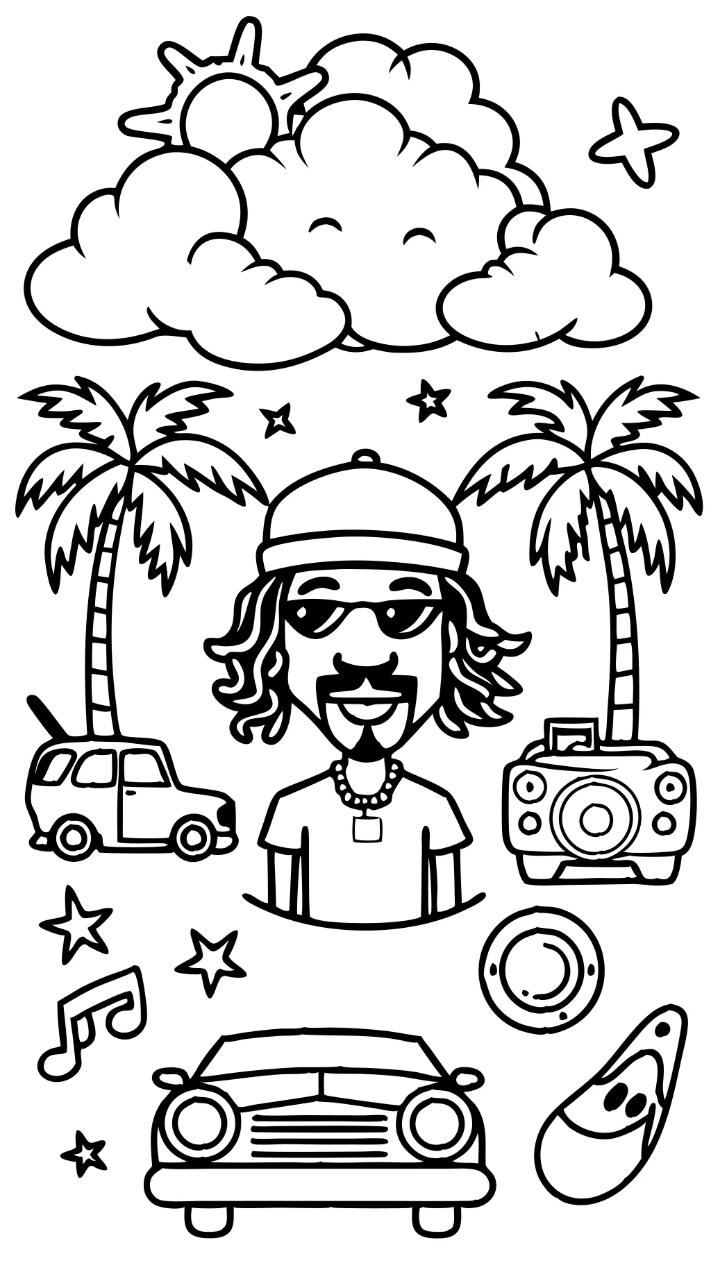 coloriages snoop dogg